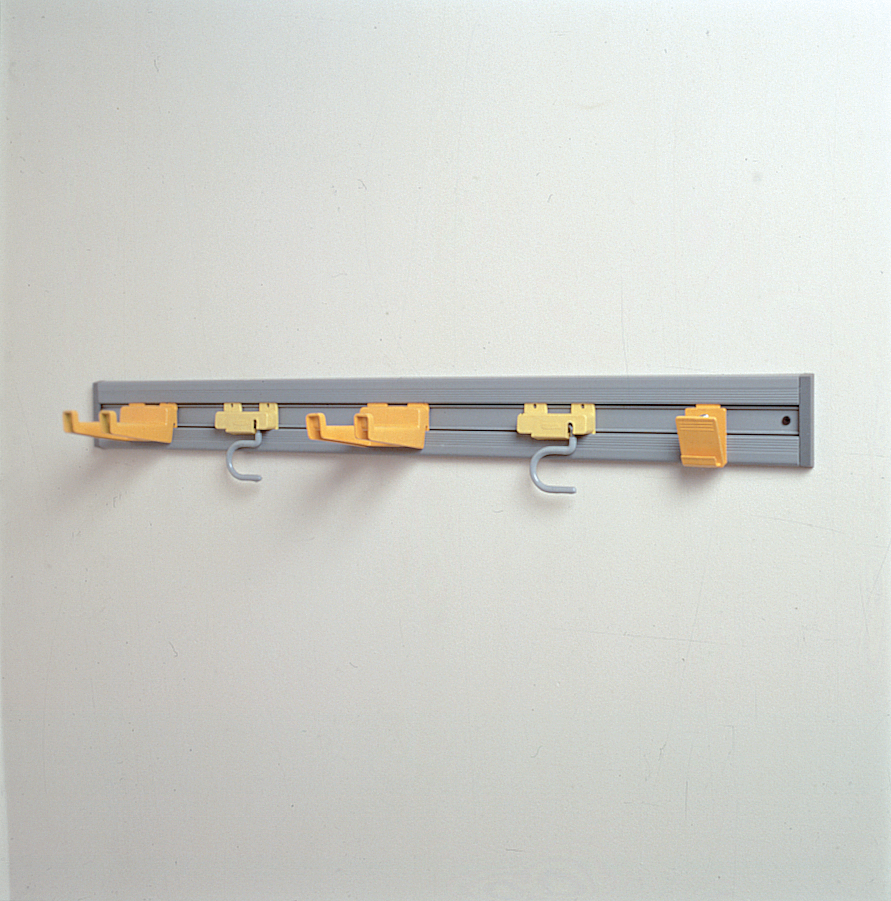 Rubbermaid FG199300GRAY Closet Organizer / Tool Holder Kit 34"L