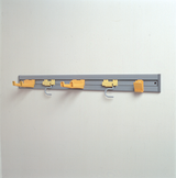 Rubbermaid FG199300GRAY Closet Organizer / Tool Holder Kit 34"L