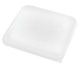 Rubbermaid FG652300WHT Space Saving Square Food Storage Container Lid 12-22 Qt. - White
