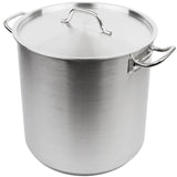 Vollrath 3509 Optio Stainless Steel Stock Pot with Cover-38 Qt.
