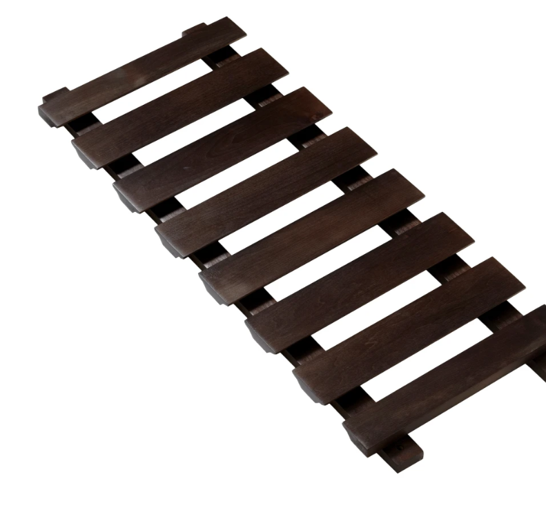 American Metalcraft GR1435 Glass Rack, 14x35", Walnut