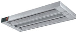 Hatco GRAH-48D3-120-QS Glo-Ray High Wattage Aluminum Dual Rod Infrared Strip Heater / Food Warmer with Toggle Controls & 3" Spacer 48" - 120v