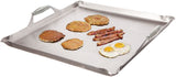 Jayhawk GRCH-4 Rocky Mountain RM2424 Chef King Cool Handle Lift Off Griddle with Pour Spouts 24" x 24"- Covers 4 Burners