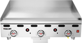 Vulcan 936RX Countertop Heavy Duty Gas Griddle w/ 3 Snap-Action Thermostatic Controls 36" NG - 81,000 BTU