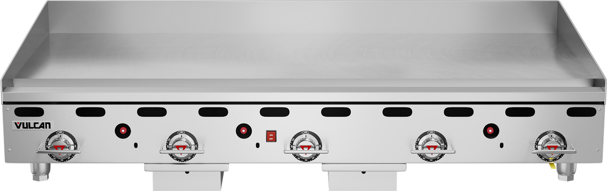Vulcan 960RX-30 Countertop Heavy Duty Gas Griddle w/ 5 Snap-Action Thermostatic Controls and Extra Deep Plate 60" NG - 135,000 BTU