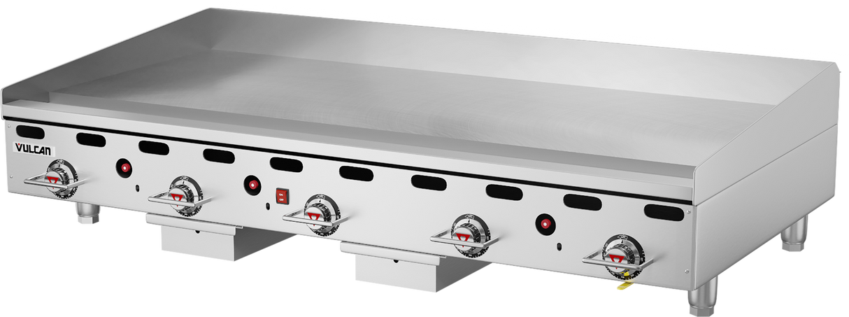 Vulcan 960RX-30 Countertop Heavy Duty Gas Griddle w/ 5 Snap-Action Thermostatic Controls and Extra Deep Plate 60" NG - 135,000 BTU