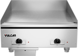 Vulcan HEG24E Countertop Heavy Duty Electric Griddle with Snap-Action Thermostatic Controls 24" - 208v/60/3