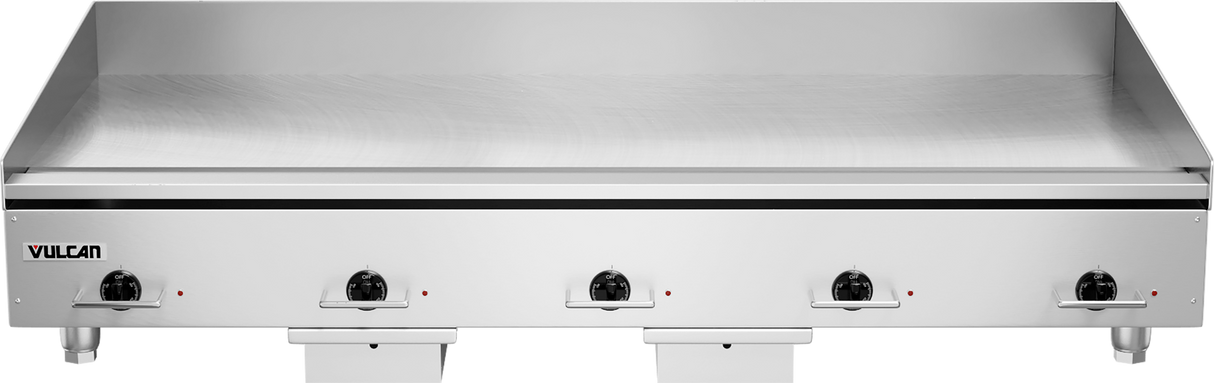 Vulcan HEG60E Countertop Heavy Duty Electric Griddle with Snap-Action Thermostatic Controls 60" - 208v/60/3