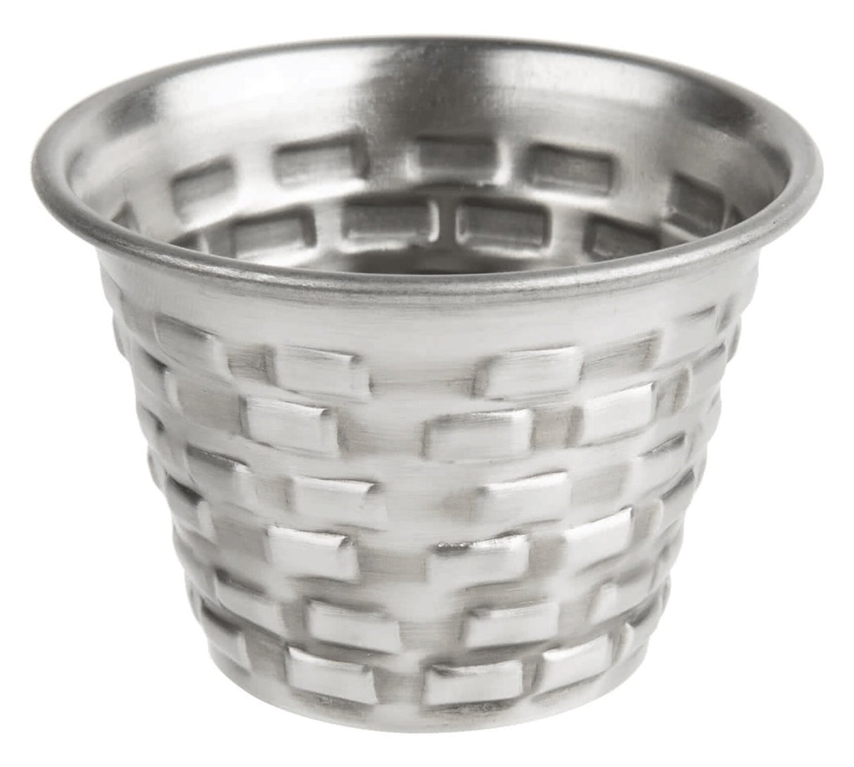 TableCraft GRSS2 Round Brickhouse Stainless Steel Round Ramekin 2-1/2 oz. - 12/Case