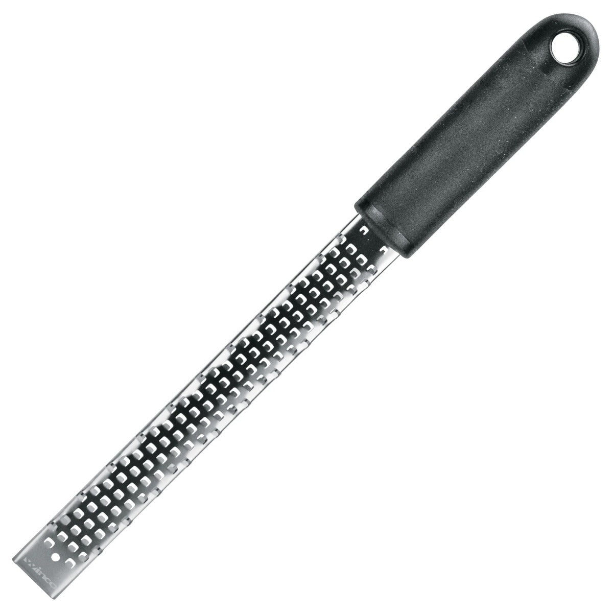 Winco GT-104 Stainless Steel Zester Blade Grater with Black Soft Grip Handle 15" - 72/Case