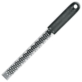 Winco GT-104 Stainless Steel Zester Blade Grater with Black Soft Grip Handle 15" - 72/Case