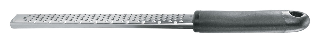 Winco GT-104 Stainless Steel Zester Blade Grater with Black Soft Grip Handle 15" - 72/Case