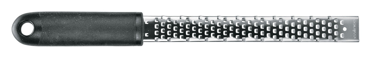 Winco GT-104 Stainless Steel Zester Blade Grater with Black Soft Grip Handle 15" - 72/Case