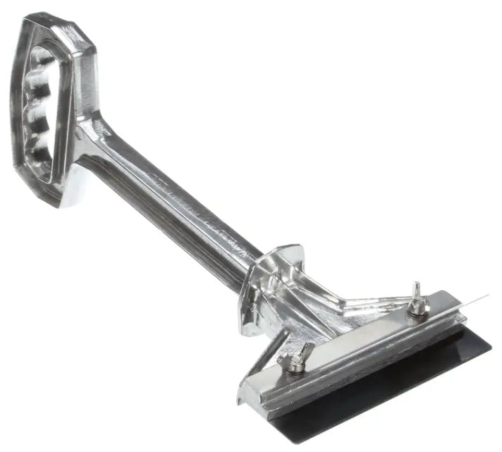 Le-Jo GT404 Griddle Tamer II Griddle Scraper with Splash Guard 14"L x 6"W