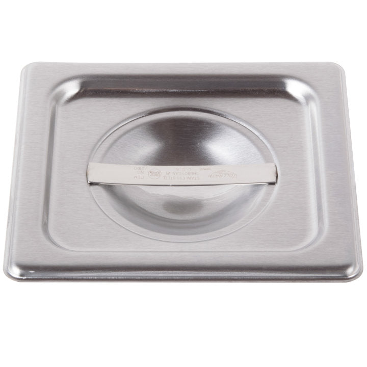 Vollrath 75160 Sixth-size Super Pan V soCover stainless steel Cover - Full Size - 6/Case