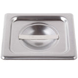 Vollrath 75160 Sixth-size Super Pan V soCover stainless steel Cover - Full Size - 6/Case