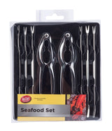 TableCraft H76984 8-Piece Seafood Tools Kit - includes: (2) Lobster Crackers and (6) Fork Picks - 6 Kits/Case