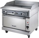 Vulcan VGM36S - V Series Heavy Duty Range Manual Gas Griddle w/ Standard Oven 36" NG - 140,000 BTU