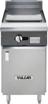 Vulcan V1P18 V Series Heavy Duty Natural Gas Modular Plancha Range 18" - 17,500 BTU
