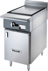 Vulcan V1P18 V Series Heavy Duty Natural Gas Modular Plancha Range 18" - 17,500 BTU
