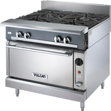 Vulcan V4B36 V Series Heavy Duty Natural Gas Modular Range 4 Burner 36" - 140,000 BTU