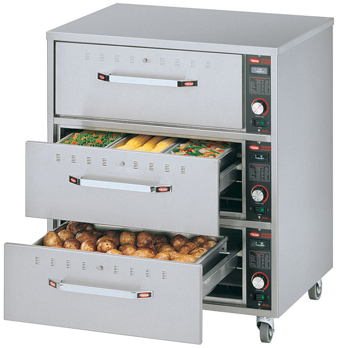 Hatco HDW-3-120 Freestanding Warming Drawer with (3) Compartments 29-1/2" - 120v