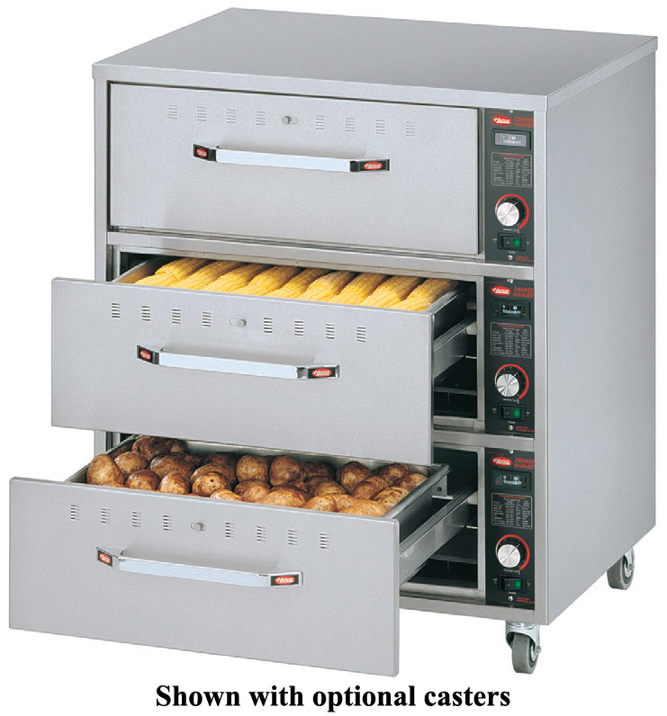Hatco HDW-3-120 Freestanding Warming Drawer with (3) Compartments 29-1/2" - 120v
