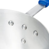Vollrath 4350 Wear-Ever Tapered Aluminum Sauce Pan with Blue Silicone Cool Handle-10 Qt.