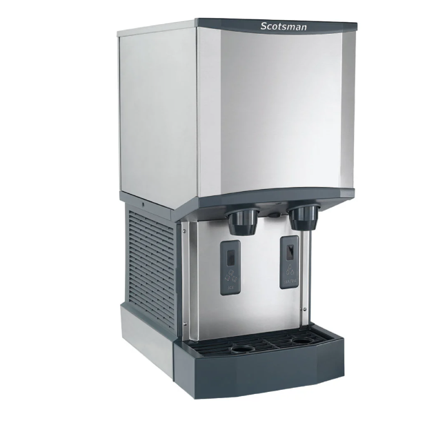 Scotsman HID312A-1 260 lb Countertop Nugget Ice & Water Dispenser - 12 lb Storage, Cup Fill, Touch-Free Dispensing, 115