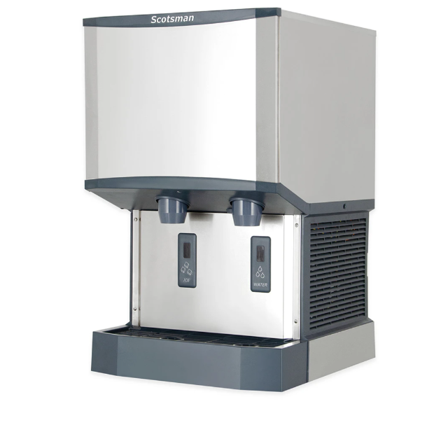Scotsman HID525A-1 500 lb Countertop Nugget Ice & Water Dispenser - 25 lb Storage, Cup Fill, Touch-Free Dispensing, 115