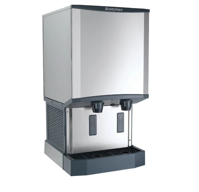 Scotsman HID540A-1 500 lb Countertop Nugget Ice & Water Dispenser - 40 lb Storage, Cup Fill, Touch-Free Dispensing, 115