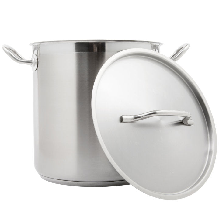 Vollrath 3503 Optio Stainless Steel Stock Pot with Cover- 11 Qt