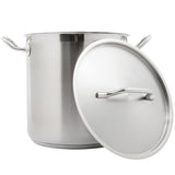 Vollrath 3503 Optio Stainless Steel Stock Pot with Cover- 11 Qt
