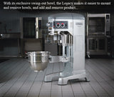 Hobart HL300-3STD Legacy Planetary Floor Mixer with Accessories 30 Qt. - 3 Fixed Speeds - 100-120v/60/1, 3/4 HP