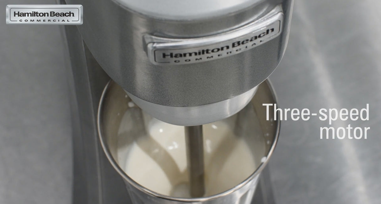 Hamilton Beach HMD200 Single Spindle Drink Mixer with 3 Speeds - Commercial Drink Mixer