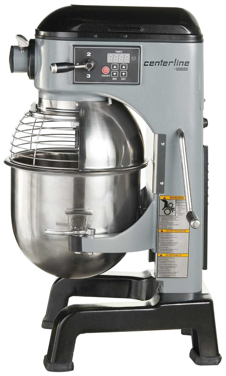 Hobart Centerline HMM20-1STD Planetary Bench Mixer with Guard & Standard Accessories 20 Qt. - 3 Fixed Speeds - 120v/60/, 1/2 hp
