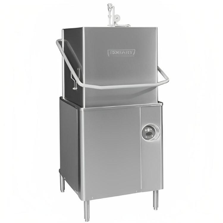 Hobart AM15-2 commercial door type dishwasher with booster heater