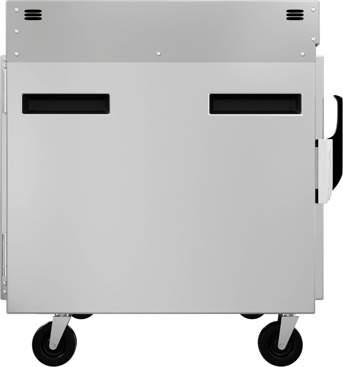 Vulcan VPT7LL Half Size Pass-Thru Heated Holding & Transport Cabinet with Lip-Loading Racks 40"H - 120v - Holds 15 Sheet Pans