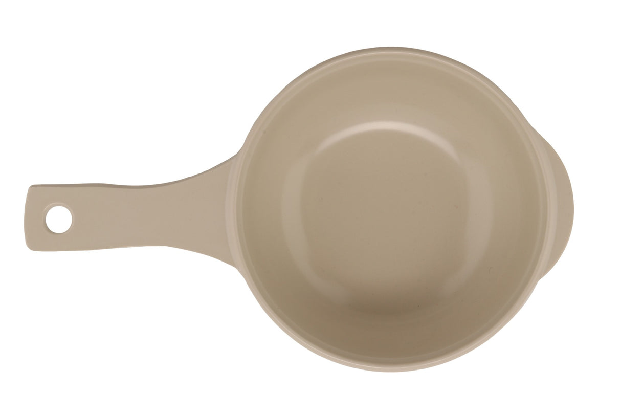 GET HSB-110-IV Melamine Soup Bowl w/ Handle Round 10 oz, Ivory