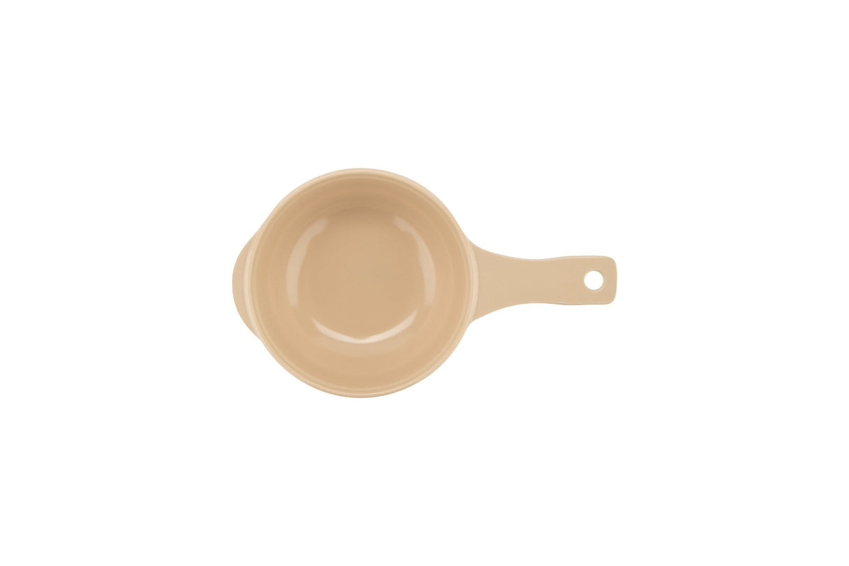 GET HSB-110-T Melamine Soup Bowl w/ Handle Round 10 oz, Tan