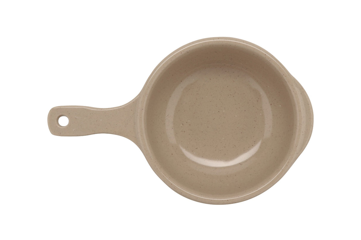 GET HSB-112-S Melamine Soup Bowl w/ Handle Round 12oz, Sandstone
