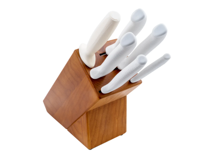 Dexter Russell HSG-3 7 Piece Knife Set w/ Wooden Block