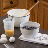 TableCraft HSMC3 3-Piece Silicone Stackable Flexible Measuring Cup Set - includes: (1) 1 cup, (1) 2 cup & (1) 4 cup - Translucent - 6 Sets/Case