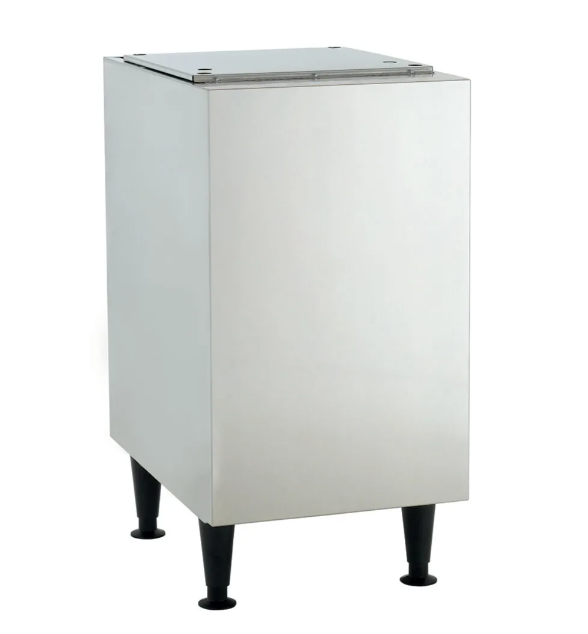 Scotsman HST16B-A 16 1/2" x 23 3/4" Stationary Equipment Stand for HID312 Ice Maker Dispenser, Enclosed Base