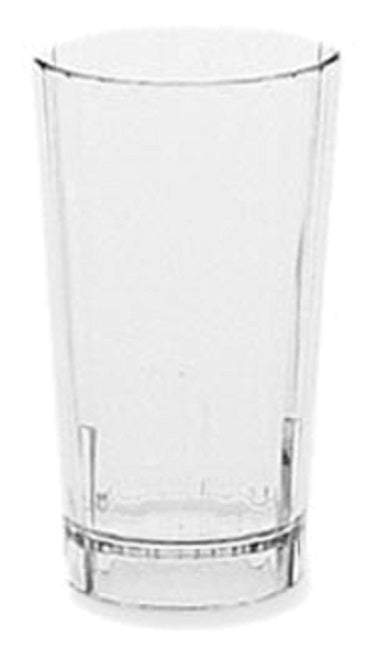 Cambro HT10CW135 Camwear Huntington Polycarbonate Stackable Smooth Tumbler 10 oz. - Clear - 36/Case