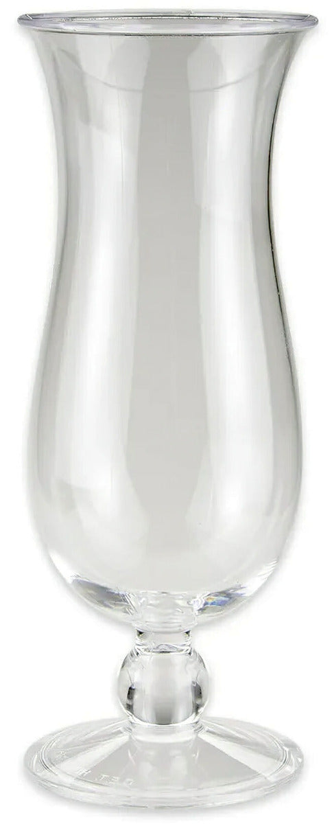 GET HUR-1-CL Plastic Hurricane Glass 15 oz. - Clear - 24/Case