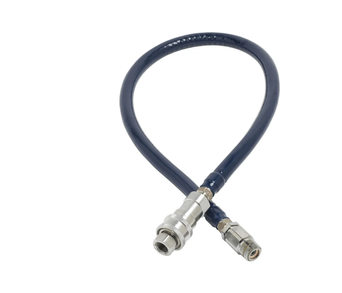 T&S Brass HW-4D-48 48" Water Hose w/ Quick Disconnect - 3/4" NPT
