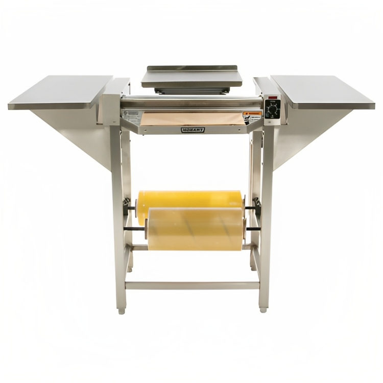Hobart HWS-4-C Hand Wrap Station with 2 Roll Film Capacity, Hot Plate & 12 Hour Timer - 120v/60/1