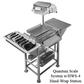Hobart HWS-4-C Hand Wrap Station with 2 Roll Film Capacity, Hot Plate & 12 Hour Timer - 120v/60/1