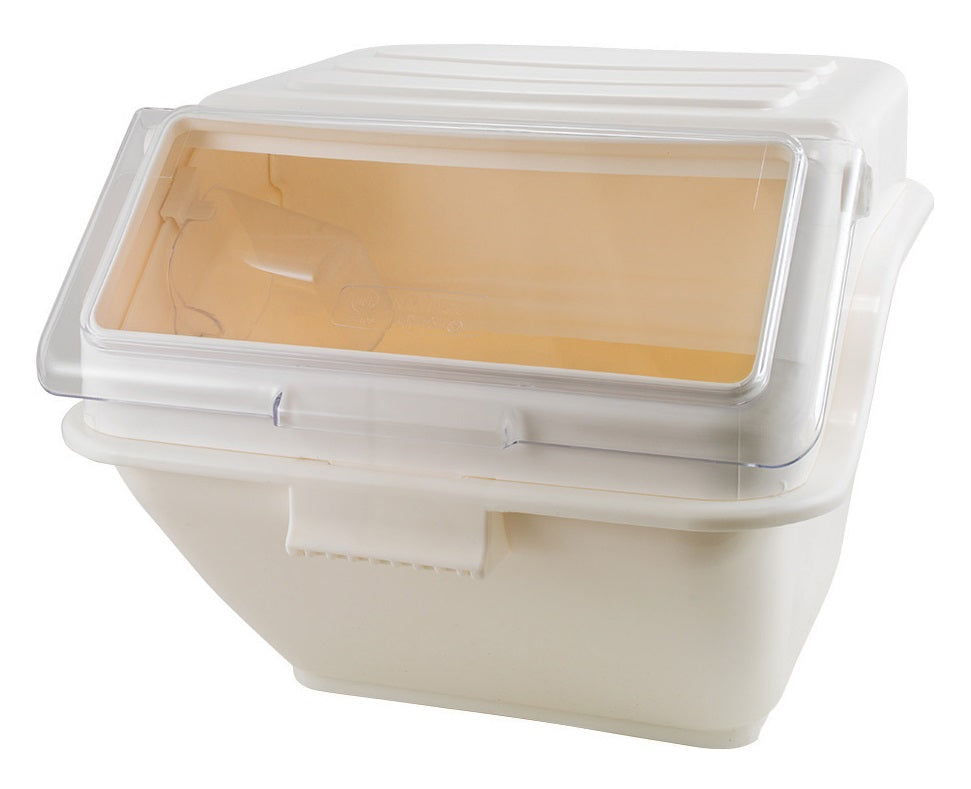 Winco IB-10S Stackable Shelf Ingredient Bin with Lift and Slide Lid 10 Gal. - 150 Cup Capacity